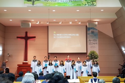 5월 12일 어버이주일 교회풍경